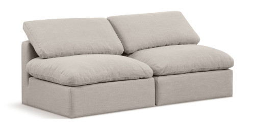 Indulge - Linen 2 Seat Modular Armless Sofa Indulge - Linen 2 Seat Modular Armless Sofa