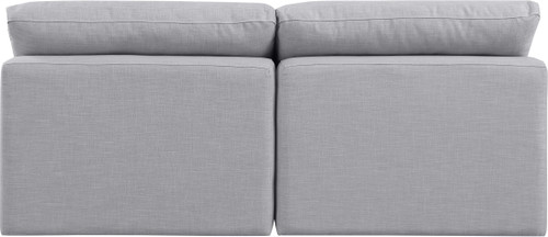 Indulge - Linen 2 Seat Modular Armless Sofa