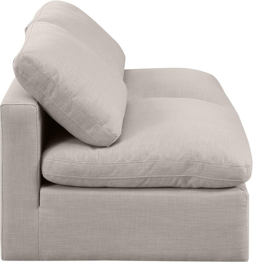 Indulge - Linen 2 Seat Modular Armless Sofa