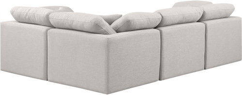 Indulge - Linen 4 Piece Modular Corner Sectional