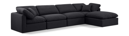 Indulge - Linen 5 Piece Modular Sectional With Chaise