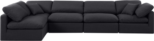 Indulge - Linen 5 Piece Modular Sectional
