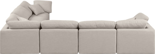 Indulge - Linen 6 Piece Modular Corner Sectional