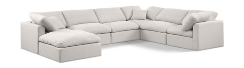 Indulge - Linen 7 Piece Modular Sectional