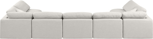Indulge - Linen 7 Piece Modular U-Shaped Sectional