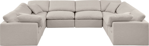 Indulge - Linen 8 Piece Modular Sectional