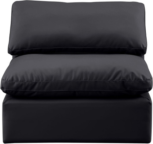 Indulge - Faux Leather Armless Chair