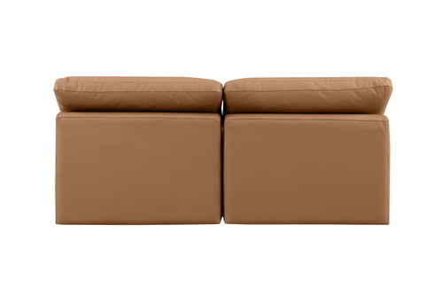 Indulge - Faux Leather 2 Seat Modular Armless Sofa