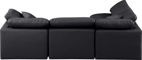 Indulge - Faux Leather 4 Piece Modular Sectional