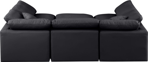 Indulge - Faux Leather 6 Piece Modular Sectional