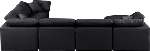 Indulge - Faux Leather 7 Piece Modular Sectional