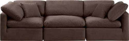 Indulge - Velvet 3 Seat Modular Sofa