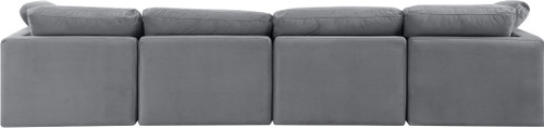 Indulge - Velvet 4 Seat Modular Sofa