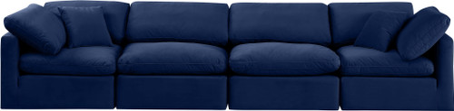 Indulge - Velvet 4 Seat Modular Sofa