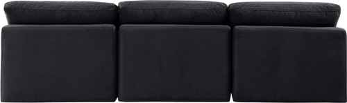 Indulge - Velvet 3 Seat Modular Armless Sofa