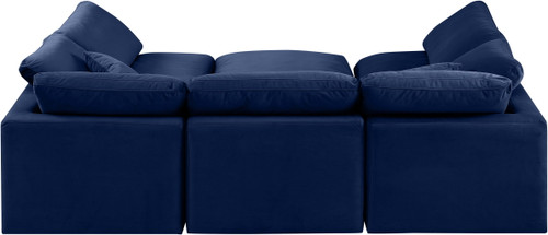 Indulge - Velvet 6 Piece Modular Sectional