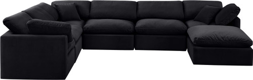 Indulge - Velvet 7 Piece Modular Sectional