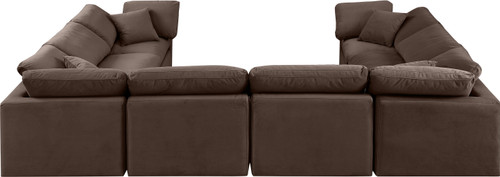 Indulge - Velvet 8 Piece Modular Sectional