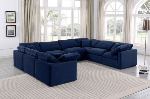 Indulge - Velvet 8 Piece Modular Sectional
