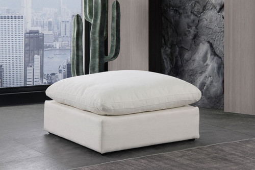 Comfy - Linen Ottoman