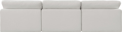 Comfy - Linen Modular Armless Sofa 3 Seats