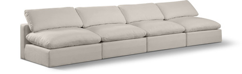 Comfy - Linen Modular Armless Sofa 4 Seats Comfy - Linen Modular Armless Sofa 4 Seats