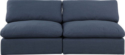 Comfy - Linen Modular Armless Sofa 2 Seats