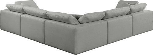 Comfy - 5 Piece Linen Modular Corner Sectional
