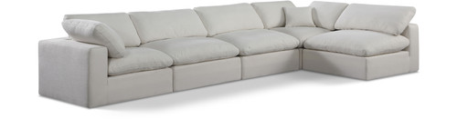 Comfy - 5 Piece Linen Modular Sectional
