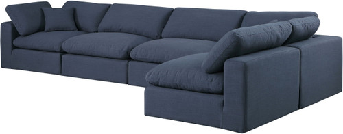 Comfy - 5 Piece Linen Modular Sectional