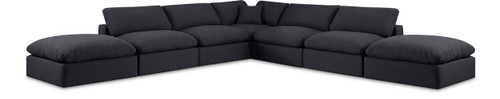 Comfy - 7 Piece Linen Modular Corner Sectional