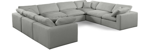 Comfy - 8 Piece Linen Modular Sectional
