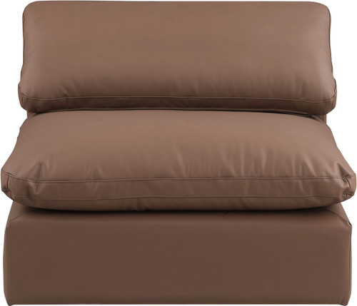 Comfy - Faux Leather Armless Chair