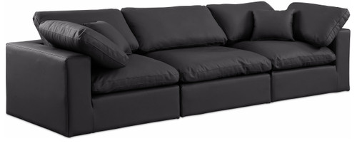 Comfy - Faux Leather Modular Sofa 3 Seats Comfy - Faux Leather Modular Sofa 3 Seats
