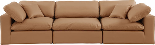 Comfy - Faux Leather Modular Sofa 3 Seats