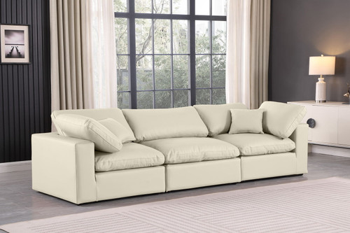 Comfy - Faux Leather Modular Sofa 3 Seats