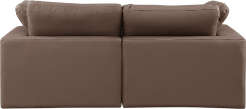 Comfy - Faux Leather Modular Sofa 2 Seats