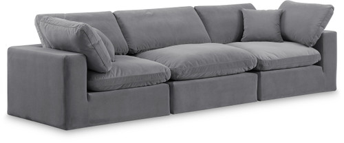 Comfy - Velvet Modular Sofa 3 Seats