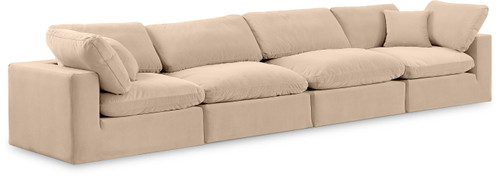 Comfy - Velvet Modular Sofa 4 Seats Comfy - Velvet Modular Sofa 4 Seats