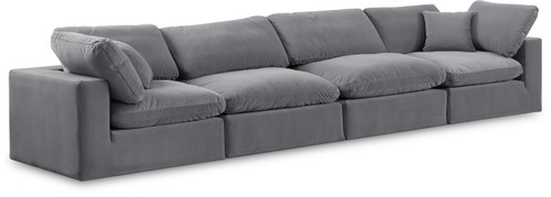 Comfy - Velvet Modular Sofa 4 Seats