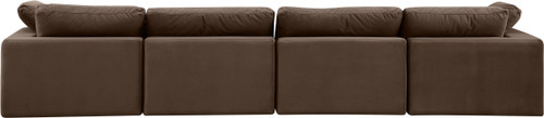 Comfy - Velvet Modular Sofa 4 Seats