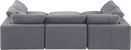 Comfy - 6 Piece Velvet Sectional