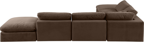Comfy - 6 Piece Velvet Modular Sectional