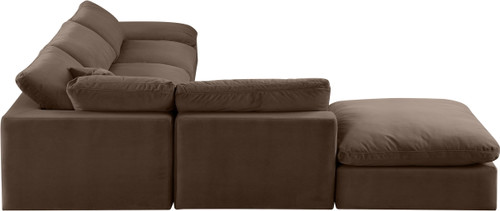 Comfy - 6 Piece Velvet Modular Sectional