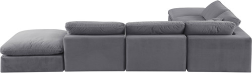 Comfy - 6 Piece Velvet Modular Sectional