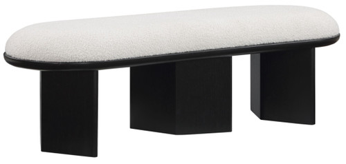 Wilshire - Bench With Black Base