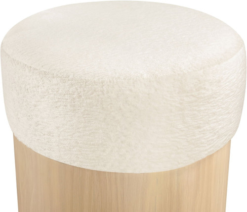 Nimes - Ottoman / Stool With Natural Base