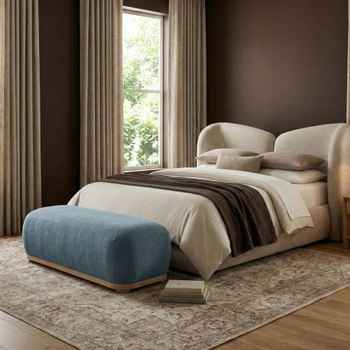 Calum - Bench - Light Brown Frame