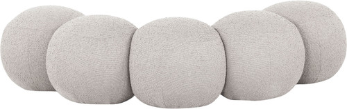 Apollo - Boucle Fabric Bench