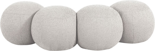 Apollo - Boucle Fabric Bench